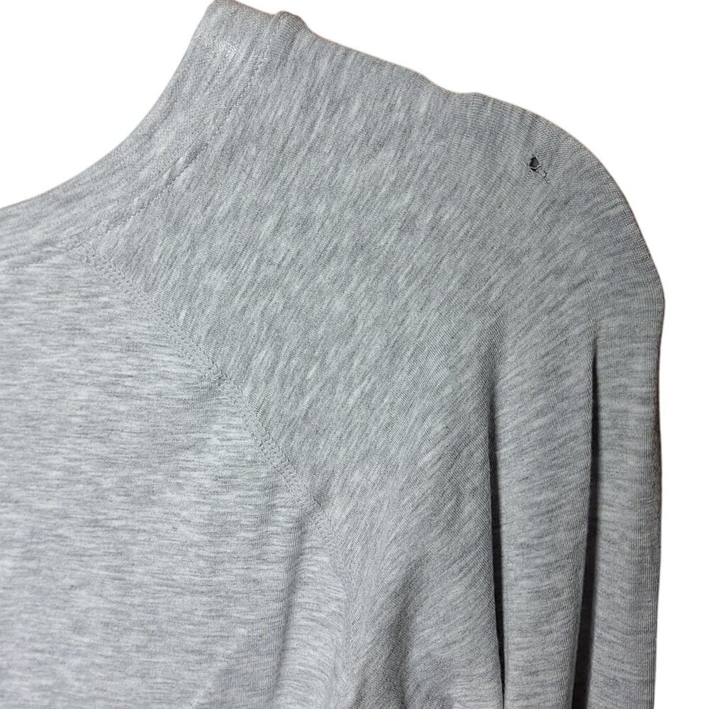 Free people movement Too good long sleeve cropped v neck tee gray athletic - Picture 4 of 5